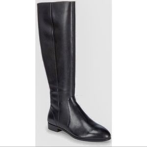 Saks Fifth Avenue Tall Knee High Black Boots - SZ9